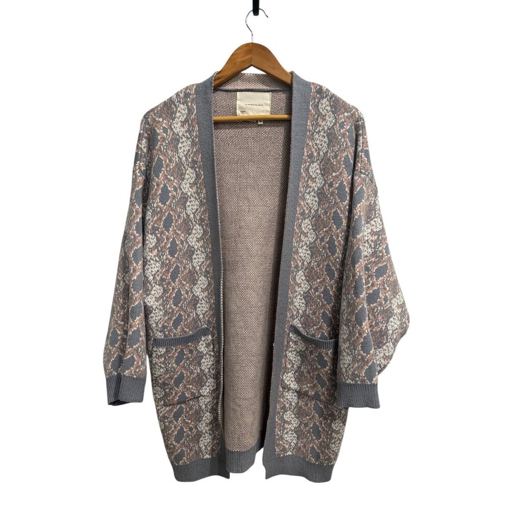 Anthropologie Snake Print Longline Cardigan – One Size - Picture 2 of 7